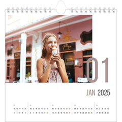 Fotokalender Quadratisch Quadratischer Kalender Albelli