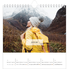 Fotokalender Quadratisch Quadratischer Kalender Albelli