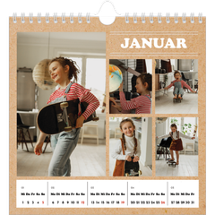 Fotokalender Quadratisch Quadratischer Kalender Albelli