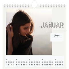 Fotokalender Quadratisch Quadratischer Kalender Albelli