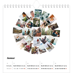 Fotokalender Quadratisch Quadratischer Kalender Albelli