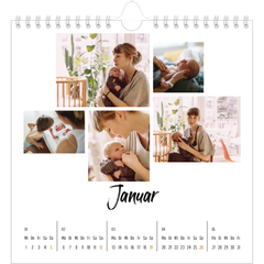 Fotokalender Quadratisch Quadratischer Kalender Albelli